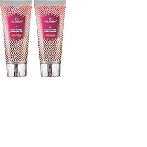 Pure Mineral - Cr&egrave;me Mains Revitalisante au Beurre de Karit&eacute; - Min&eacute;raux Mer Morte, Nourrissante, Hydratation Intense - Sans silicones, sulfates, parab&egrave;nes - 50ml (Lot de 2)