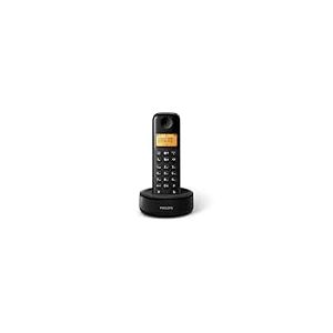 Philips D16 T&eacute;l&eacute;phone sans Fil d'int&eacute;rieur Simple (DECT) - Noir
