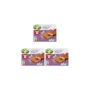 Céréal Bio Galettes Boulgour de blé, Roquefort & Figue - Bio - Simple et Rapide à Réchauffer - 200g (2 x 100g) - 208858 (Lot de 3)