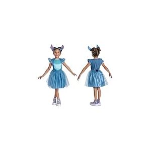Disney Stitch - Licence Officielle - Disguise - Costume Enfant Robe Classique avec Bandeau - Inspiré de Lilo & Stitch - Accessoire pour Fêtes, Halloween, Jeux de Rôle et Déguisements Créatifs