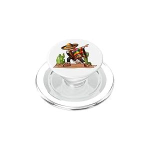 Dabbing Poncho Mexicain Cinco de Mayo Funny Fiesta Mexicain PopSockets PopGrip pour MagSafe