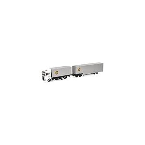 herpa modèle de Camion Man TGX GM Camion Porte-Container avec remorque Jumbo UPS, Miniature à l’échelle 1:87, pièce de Collection, Made in Germany, Plastique
