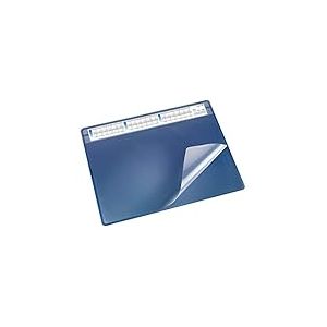 Läufer durella 47605 Sous-main avec calendrier doux, 65 x 50 cm Bleu