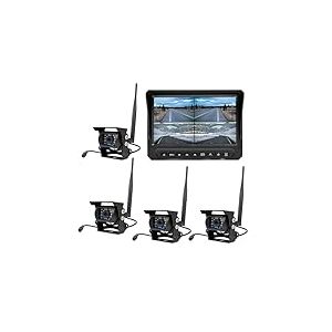 PNI TRK504 Kit de vidéosurveillance sans Fil pour Camion DVR avec écran LCD et 4 caméras