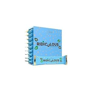 Barre Protéinée Vegan Ridiculous | Chocolat Cacahuètes | 100% Vegan | Sans huile de palme | 15g de protéines et peu de sucre| Protein Works | Boite de 9