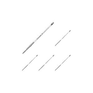 Schneider 187912 Recharge bille Express 75 B, bleu, ISO 12757&ndash;2 EXPRESS 775 M Shwarz (Lot de 5)