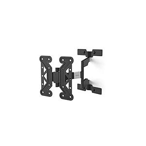 Hama Support mural TV FULLMOTION "Ultraslim" inclinable et pivotant pour TV &eacute;cran plat entre 48 cm et 122 cm (19" &agrave; 48"), jusqu'&agrave; 25 kg de charge support&eacute;e, VESA 200x200, Noir