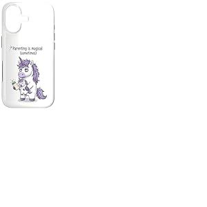 &Ecirc;tre Parent est Parfois Magique &ndash; Licorne fatigu&eacute;e Coque pour iPhone 17