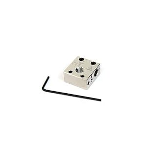 Micro Swiss Plated Copper Haute température MK8 Style Heater Block Mise à niveau pour imprimantes CR10 / Ender/ANET A8 MK7, MK8, MK9 Hotends