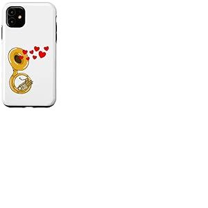 Soubassophone Saint-Valentin Cuivres Mariage Coque pour iPhone 11
