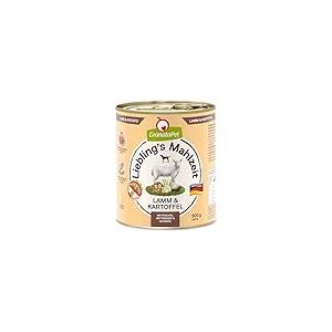 GranataPet Liebling's Mahlzeit Agneau & Pomme de Terre, 6 x 800 g, Nourriture Humide pour Chien, sans céréales et sans Sucre, Aliment Complet à Haute teneur en Viande et huiles de qualité supérieure