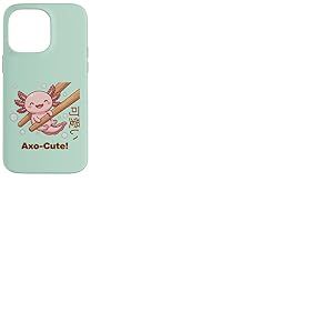 Mignon Baguette Kawaii AXO-Cute Axolotl Food Meme Coque pour iPhone 14 Pro Max
