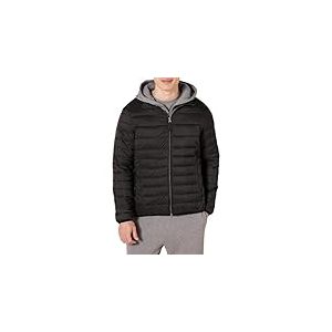 Amazon Essentials Doudoune Imperm&eacute;able L&eacute;g&egrave;re Et Compacte (Disponible En Grande Taille) Homme, Noir, XXL Grande taille Taille Tall