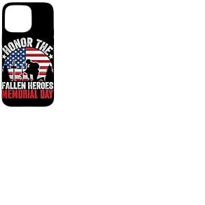 Honorez Le Jour comm&eacute;moratif des h&eacute;ros tomb&eacute;s Coque pour iPhone 15 Pro Max