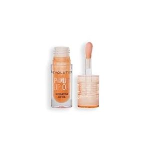 Revolution, Huile &agrave; L&egrave;vres Pout - Huile Nourrissante L&egrave;vres Teint&eacute;e pour une Brillance &Eacute;clatante et un Fini Non Collant, V&eacute;gan & Sans Cruaut&eacute;, Miel Scintillant, 4 ml