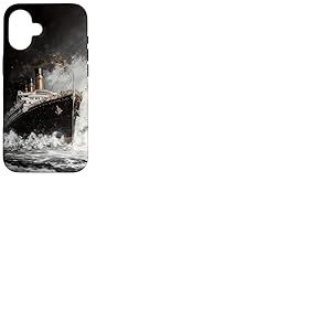 Peinture du Bateau Titanic Océan Coque pour iPhone 16