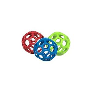 JW Pet Hole Lot de 3 balles &agrave; m&acirc;cher pour Chien Taille M 12,7 cm