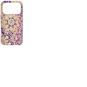 &Eacute;l&eacute;gant Motif Mandala Violet boh&egrave;me Chic Coque pour iPhone 17 Pro
