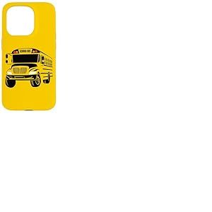 Costume de conducteur de Bus Scolaire Jaune Coque pour iPhone 15 Pro