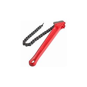 VEVOR Cl&eacute; Serre-tubes &agrave; Cha&icirc;ne de 760 mm, Cl&eacute; &agrave; Griffe pour Tuyaux 110-185 mm, Cl&eacute; &agrave; Tuyau de Plomberie en Acier Robuste, pour Robinet d'&Eacute;vier, Cuvette de Toilette, &Eacute;gouttoir, Salle de Bain, Cuisine