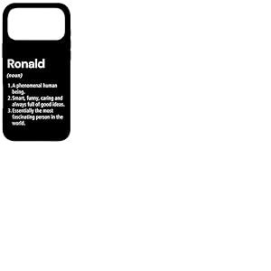 Ronald D&eacute;finition du nom Dictionnaire Amusant Coque pour iPhone 17 Pro Max