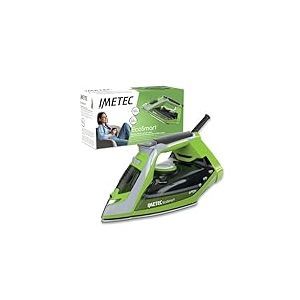 Imetec EcoSmart, Fer à vapeur, Eco Technology, semelle Glide Ceramic super glissante, excellents résultats avec une faible consommation d'énergie, 2200 W, 180 g de vapeur, anti-calcaire