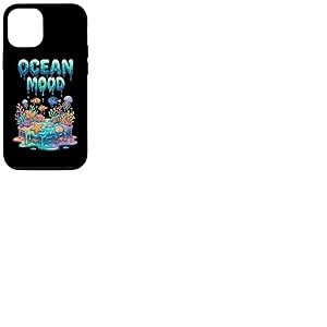 Humeur Oc&eacute;anique Color&eacute;e R&eacute;cif Corallien Vie sous-Marine Coque pour iPhone 12/12 Pro
