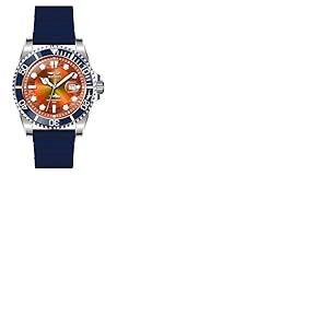 Invicta Pro Diver 47169 Montre Homme - Entanche - Analogique - Mouvement à Quartz - Acier Inoxydable avec Cadran Orange - 43mm