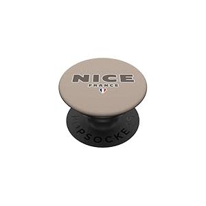 Nice France Coeur Imprint/Nice FRA PopSockets PopGrip Adhésif
