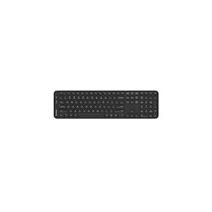 Contour Balance Keyboard | Full-Size Wireless Keyboard with USB Receiver | US Layout | Numeric Keypad | Home and Office | for Windows and Mac
