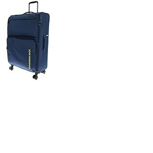 Mandarina Duck Zephyr EXP Valise &agrave; roulettes Large, Bleu Dress, Grande Valise &agrave; roulettes Extensible en 3D