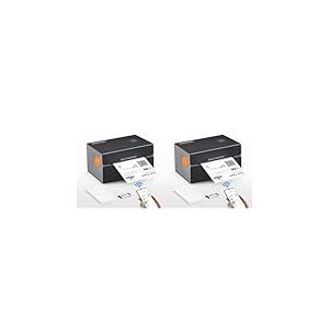 VEVOR Imprimante &Eacute;tiquettes Thermique Direct 4x6 Code &agrave; Barres USB Bluetooth 150 mm/s 300 dpi Colis Exp&eacute;dition Compatible avec Amazon/eBay/Etsy/UPS Prise en Charge Windows/MacOS/Linux/Android/IOS Noir