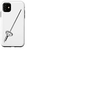 Escrime Esquisse d'escrime Équipe d'escrime Coque pour iPhone 11