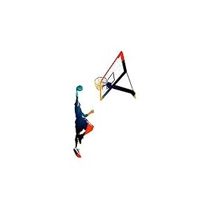 Wee Blue Coo Basketball Jump Hoop Ball Dunk Unframed Wall Art Print Poster Home Decor Premium Ballon Mur Affiche Accueil Déco