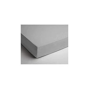 Papillon Drap Housse, Cotton, Gris Clair, 90 x 200 cm