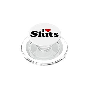 J'adore Les SALOPES AU CŒUR PopSockets PopGrip pour MagSafe