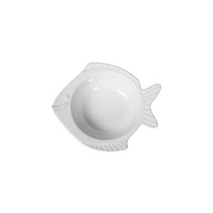 'Holst Porcelaine Poisson 01 Bol à Soupe Nemo Blanc 21 cm, 21 x 19 x 5 cm