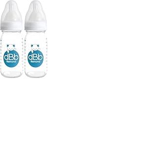 dBb Remond &ndash; Biberon R&eacute;gul&rsquo;Air 110 ml Verre &ndash; T&eacute;tine Nouveau N&eacute; Anticolique Silicone &ndash; D&eacute;bit R&eacute;gulier Et S&eacute;curis&eacute; &ndash; Confort, Bien-&Ecirc;tre Pour B&eacute;b&eacute; D&egrave;s Naissance &ndash; Accessoire Hygi&eacute;nique &ndash; Blanc