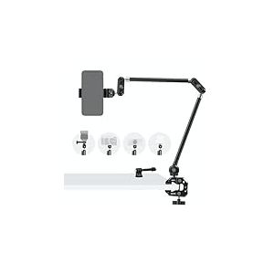 NEEWER 30" Articul&eacute; Magic Arm avec Super Pince/Support pour cam&eacute;ra d'action/Support de t&eacute;l&eacute;phone,Bras Micro de Bureau,Compatible avec GoPro,iPhone,DSLR,Webcam,Microphone, Enregistrement vid&eacute;o,UA056