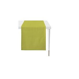 APELT 3900 PAN Chemin de Table, Vert, Couleur 40, 48 x 140 cm