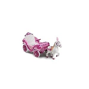 Huffy Disney Princess Royal Cheval et calèche - Voiture à Propulsion électrique, Rose, Âge 3+