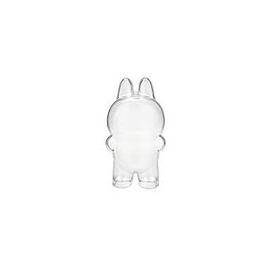 Transwon Coque de protection pour Labubu Fall in Wild/Let's Checkmate, bo&icirc;te de pr&eacute;sentation rigide accessoires avec porte-cl&eacute;s pour macarons passionnants avec costumes (coque en acrylique uniquement)