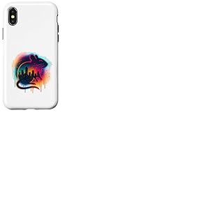 Art de rue Graffiti Degu Skyline Coque pour iPhone X/XS