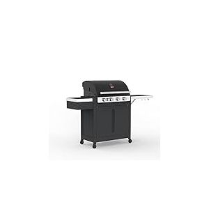 Barbecook Stella 4311 Barbecue à gaz Noir avec brûleur Infrarouge 174x59x119cm