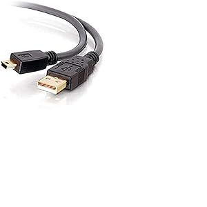 C2G Câble USB 2.0 A Ultima Vers Câble Mini-B de 3 m - Câbles USB (3 m, USB A, Mini-USB B, 2.0, Male connector / Male connector, Noir)