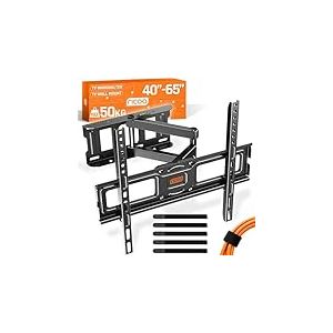 RICOO Support TV Mural 30-55" Pouces (76-140cm), S5144 Orientable et Inclinable Fixation Murale t&eacute;l&eacute;vision Bras articul&eacute; pour t&eacute;l&eacute; VESA