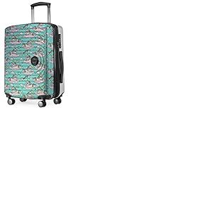 Hauptstadtkoffer Mitte - Bagage à Main 55X40X23, TSA, 4 Roulettes, Valise de Voyage, Valise Rigide, Valise à Roulettes, Valise Bagage à Main, Valise Bagage Cabine, Licorne Blanc