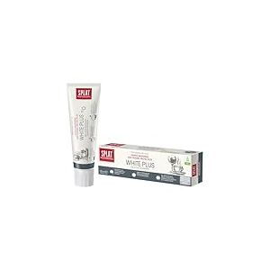 Splat White Plus Dentifrice 100 ml, ingrédients naturels, blanchit et polit l'émail, diminue l'hypersensibilité des dents