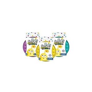 GoPop™ – L'original – Trend Fidget, Bubble, Push Pop, Jeu de Voyage, Jeu de logique, Stress Quotidien, nervosité, résistance au Stress – HCM Kinzel – 55162, Jaune, Vert, Violet