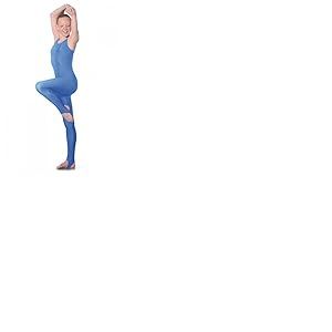 Roch Valley Sleeveless Nylon/Lycra Catsuit M Bleu Marine